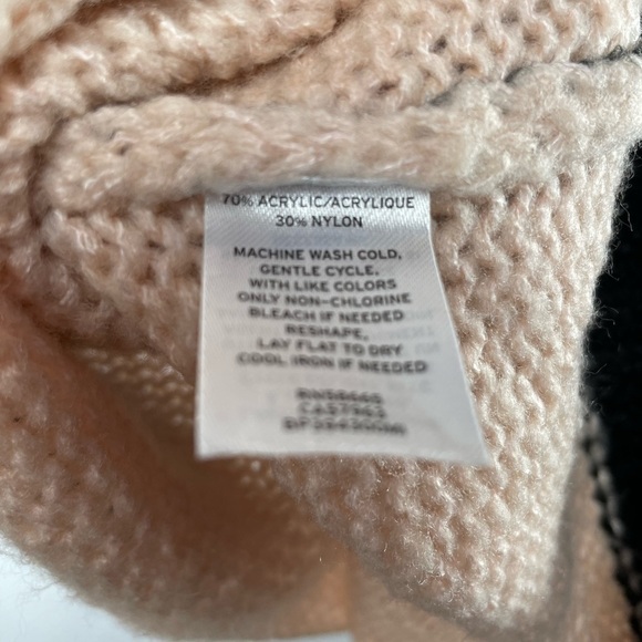 BP. Color Block Stripe Crew Neck Sweater in Multi Size Large - Picture 4 of 6